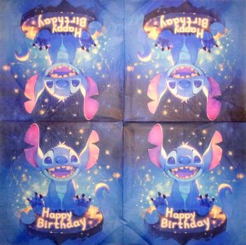 BF-287 Known Figures - 2-ply - Lilo & Stitch - Happy Birthday